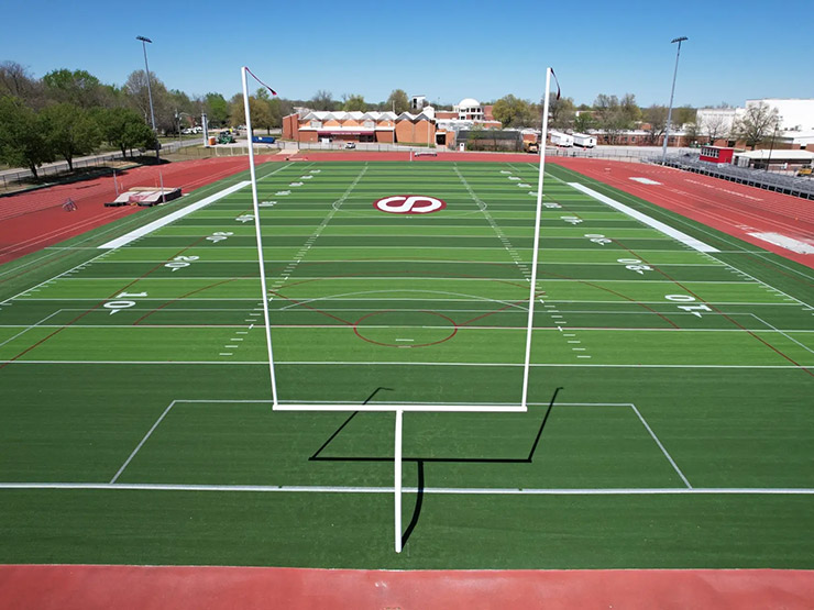 人工芝フットボール場