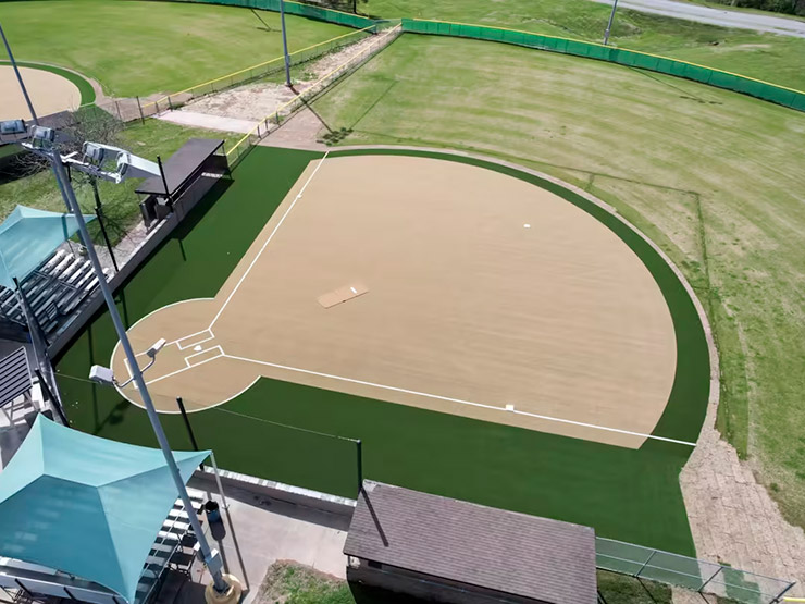 サンド風人工芝野球場