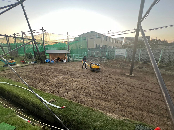 耐久性を高めるために土壌改善を行います